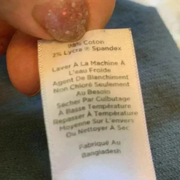 Talbots Petite Light Grey Corduroy Skirt w  Stretch 2 Front Pockets - Picture 6 of 6